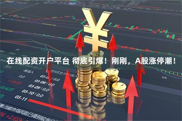 在线配资开户平台 彻底引爆！刚刚，A股涨停潮！
